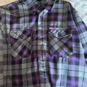 DIXXON Amethyst Plaid Flannel Shirt